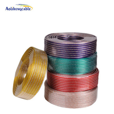 20 AWG OFC CCA Speaker Cable With PVC Sheath Support Customization